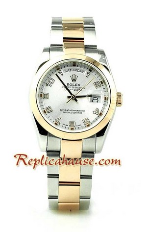 Rolex Day Date Two Tone Swiss Replica watch 04