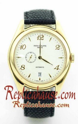 Patek Philippe Geneva Gold Swiss Replica Watch 10